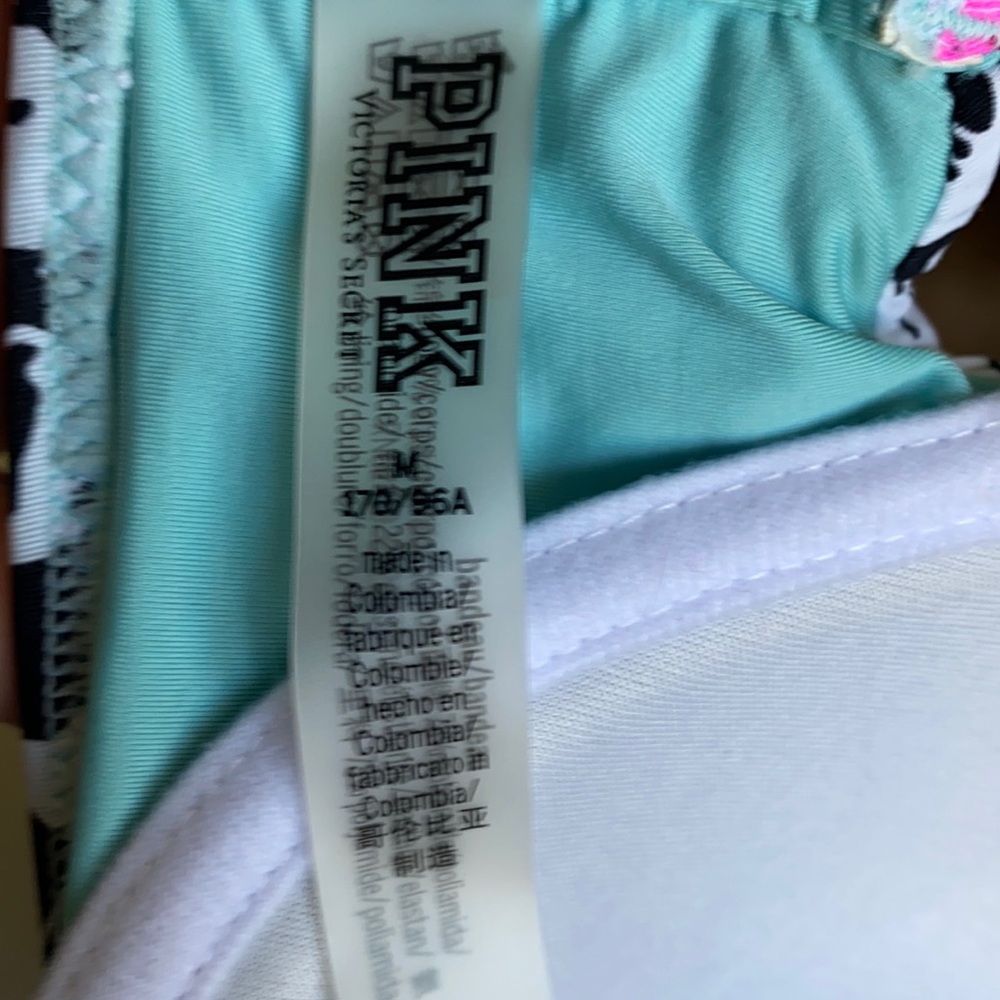 PINK VS bandeau push up swimsuit top Size M - Picture 4 of 6